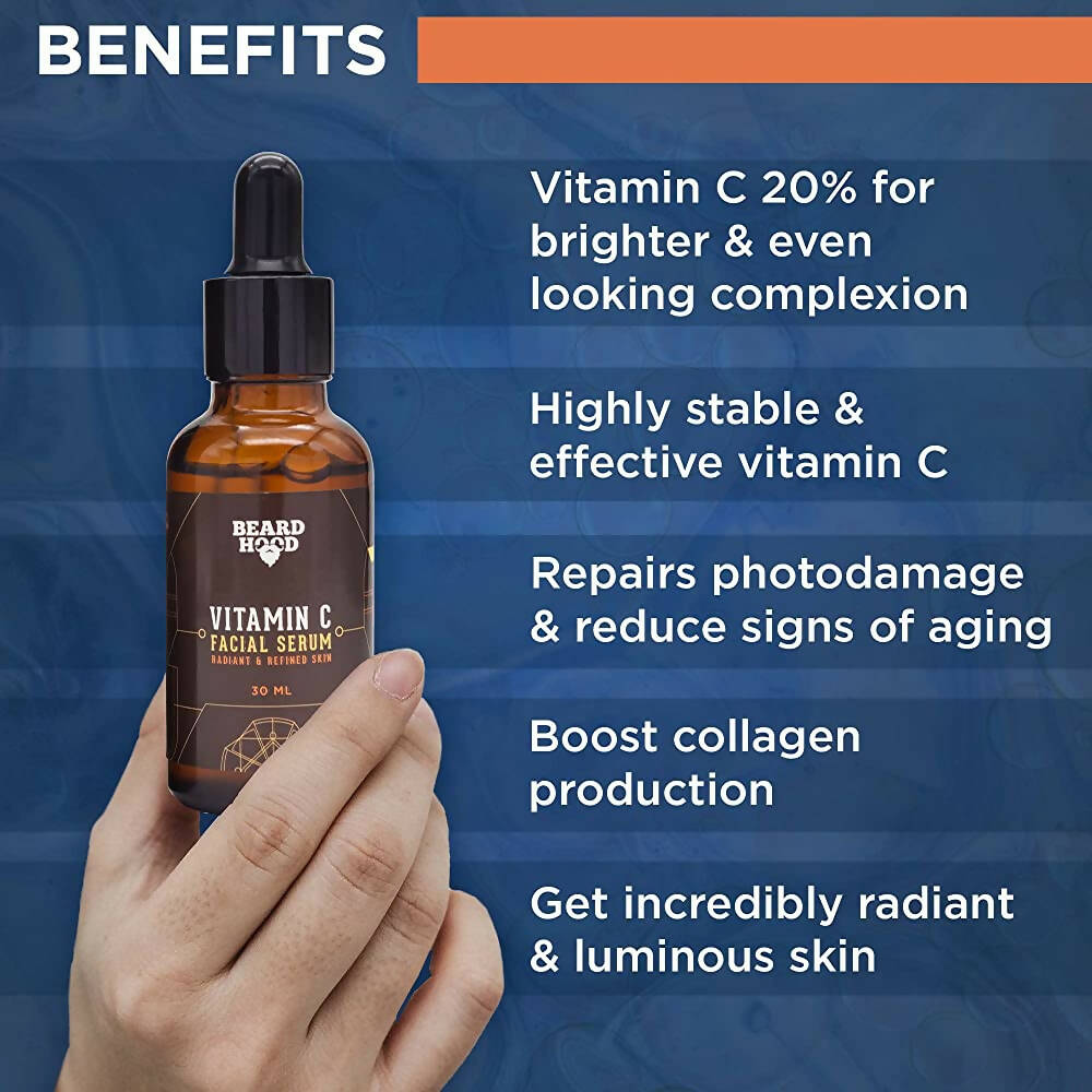 Beardhood Vitamin C Face Serum | Grocsy