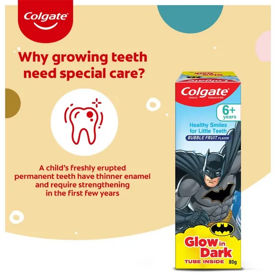 Colgate Anticavity Kids Toothpaste - Bubble Fruit Flavor | Grocsy