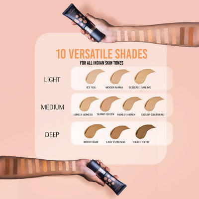 LoveChild By Masaba Gupta Skip Everything Blurring Serum Skin Tint - Delicate Darling | Grocsy