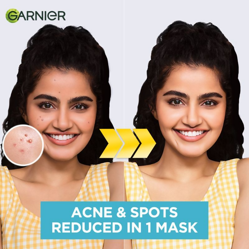 Garnier Bright Complete Anti Pimple Sheet Mask | Grocsy