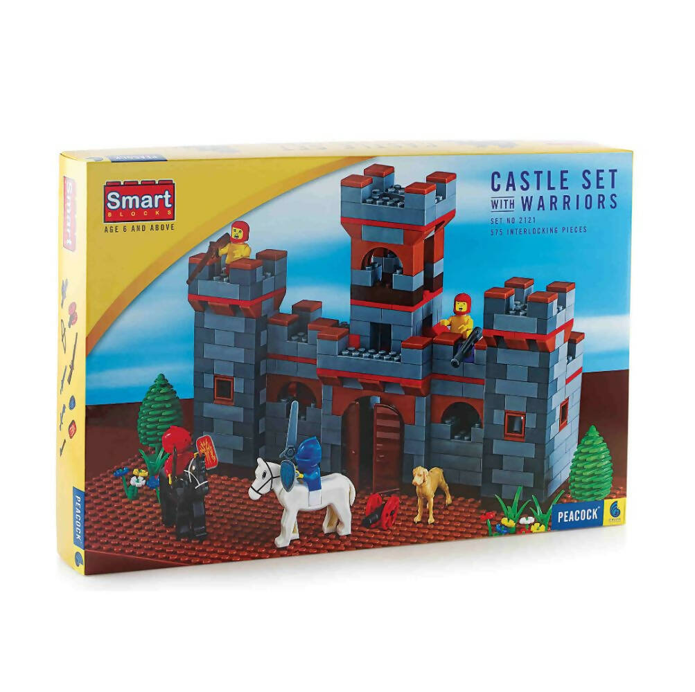Peacock Castle Set Smart Educational Learning Building Block Set for Kids | Grocsy