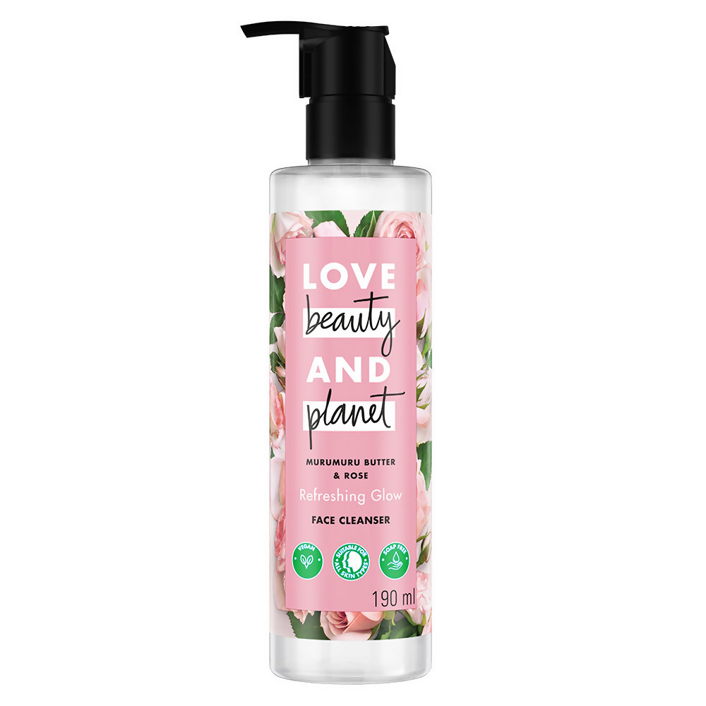 Love Beauty And Planet Murumuru Butter & Rose Face Cleanser | Grocsy