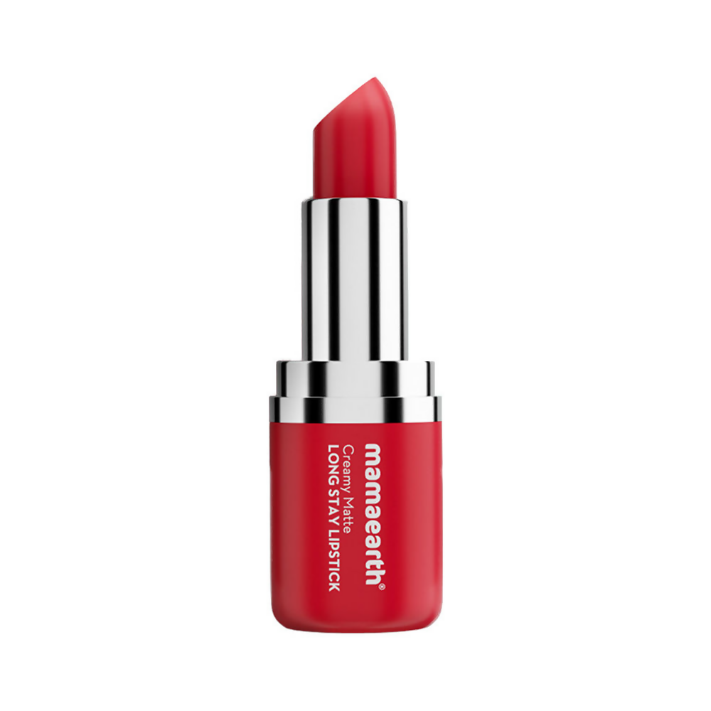 Mamaearth Creamy Matte Long Stay Lipstick - Ruby Crush | Grocsy