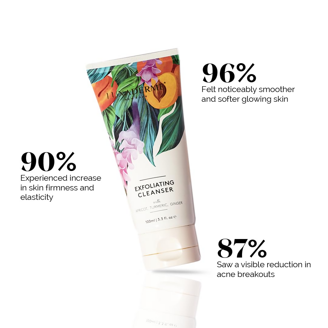 LuxaDerme Exfoliating Cleanser Face Wash | Grocsy