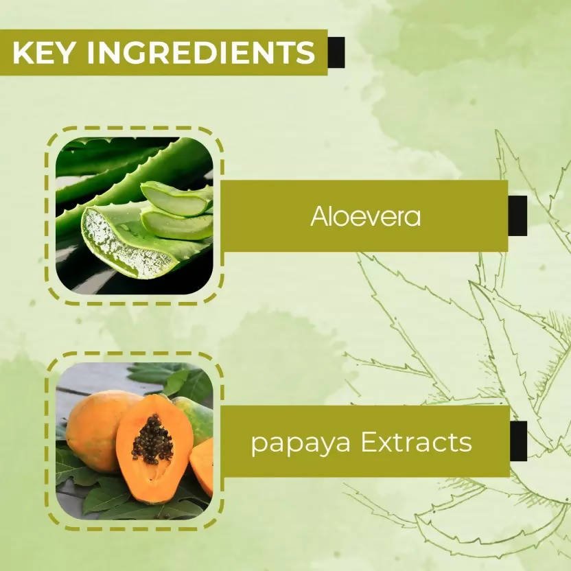 Ae Naturals Pure Aloevera Gel With Papaya Extracts | Grocsy