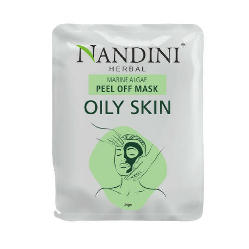 Nandini Herbal Marine Algae Peel Off Mask For Oily Skin | Grocsy