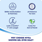 Nivea Body Wash Lemon & Oil Shower Gel - Pampering Care & Refreshing Scent | Grocsy