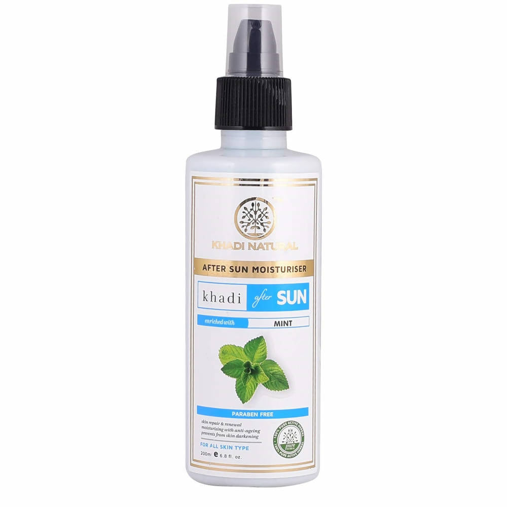 Khadi Natural After Sun Moisturiser With Mint | Grocsy