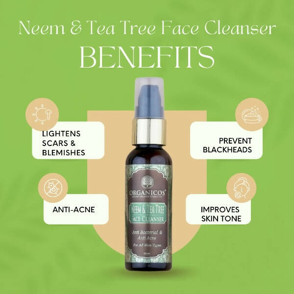 Organicos Neem & Tea Tree Face Cleanser | Grocsy