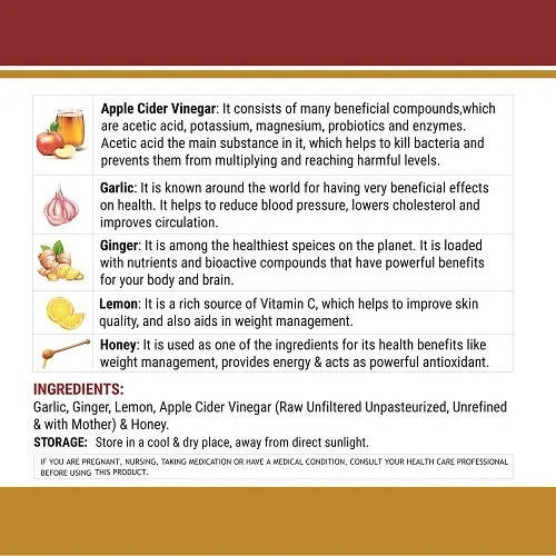 Inlife Apple Cider Vinegar | Grocsy
