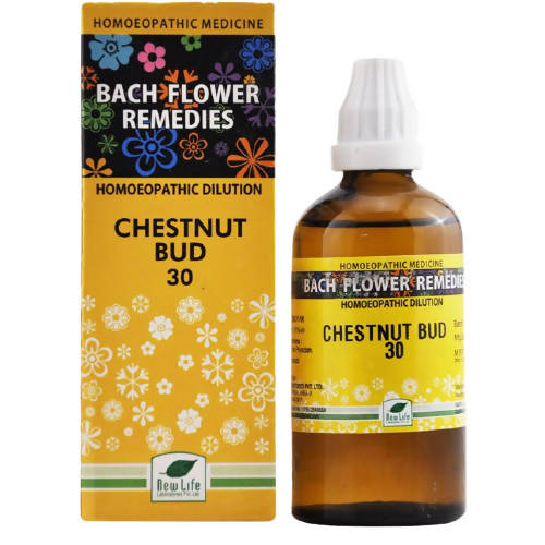 New Life Homeopathy Bach Flower Remedies Chestnut Bud Dilution | Grocsy