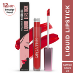 Orgatre Moodbliss Waterproof Glossy Liquid Lipstick - Saffron Allure | Grocsy