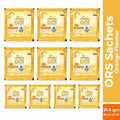 Dr. Morepen ORS Powder Sachets, Liquid Hydration Drink - Orange Flavour | Grocsy