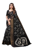 Vamika Black Linen Jari Border Saree (RADHIKA BLACK) | Grocsy