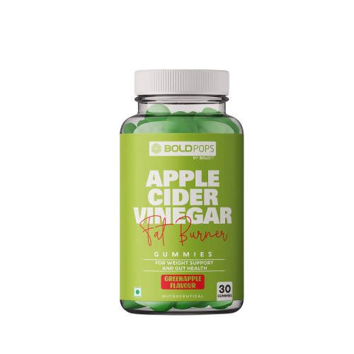 Boldpops Apple Cider Vinegar Fat Burner Gummies (Green Apple) | Grocsy