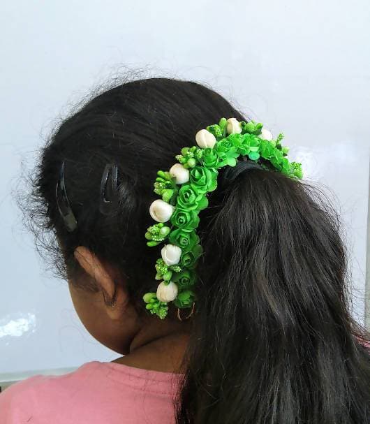 Green Flower Gajra | Grocsy