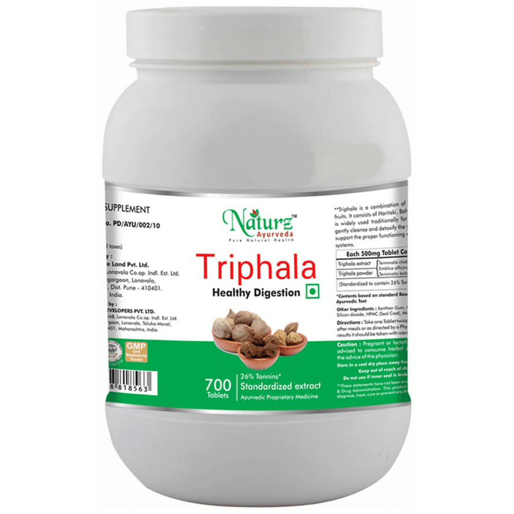Naturz Ayurveda Triphala Tablets | Grocsy