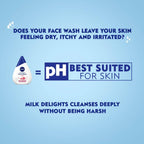 Nivea Milk Delights Rose Face Wash for Sensitive Skin | Grocsy