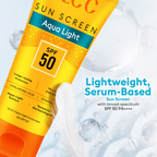 VLCC Aqua Light Sunscreen Gel SPF 50 PA++++ | Grocsy