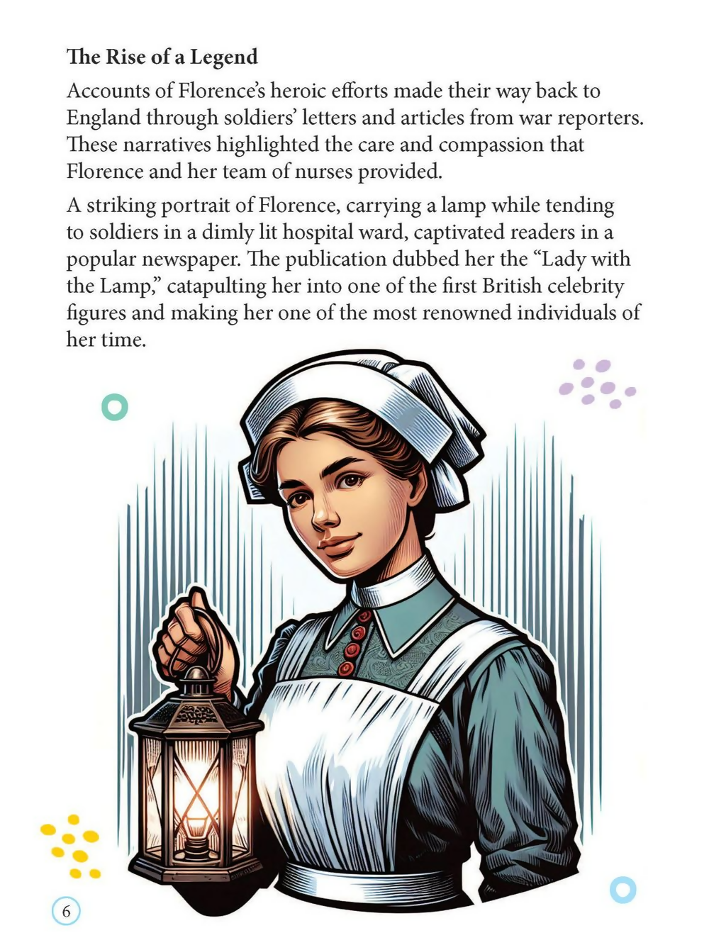 Dreamland Publications Florence Nightingale Icons of Inspiration Illustrated Biography For Kids | Grocsy