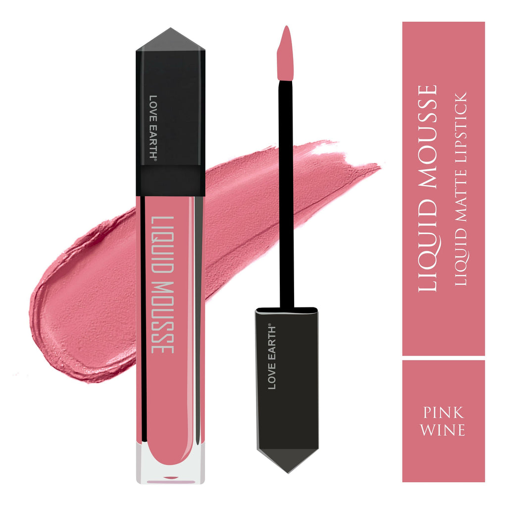 Love Earth Liquid Lipstick - Pink Wine | Grocsy