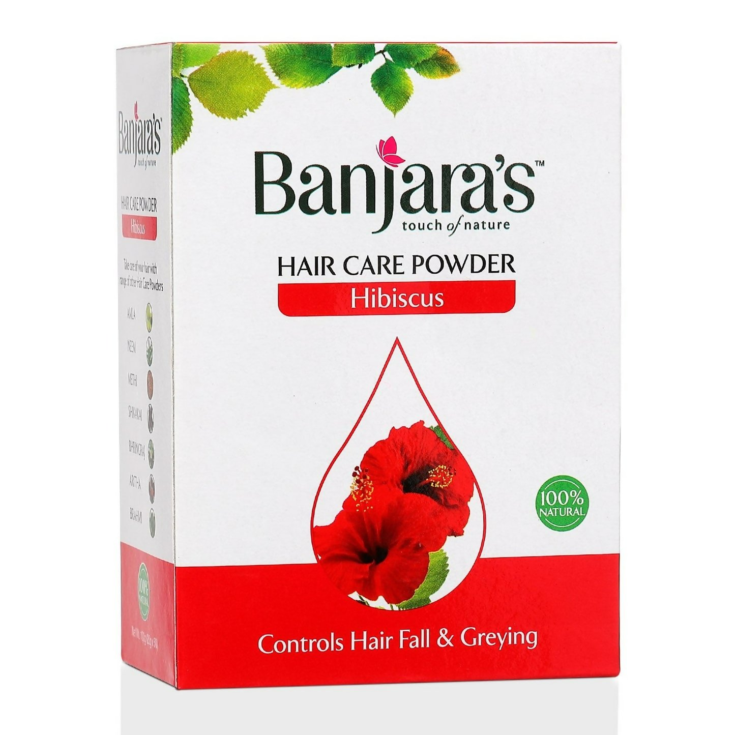Banjara's Hibiscus Hair Care Powder | Grocsy