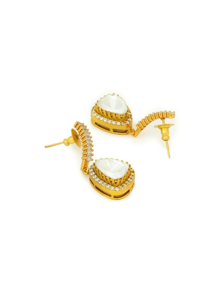 Women's Moissanite Diamond Earrings - Ruby Raang | Grocsy