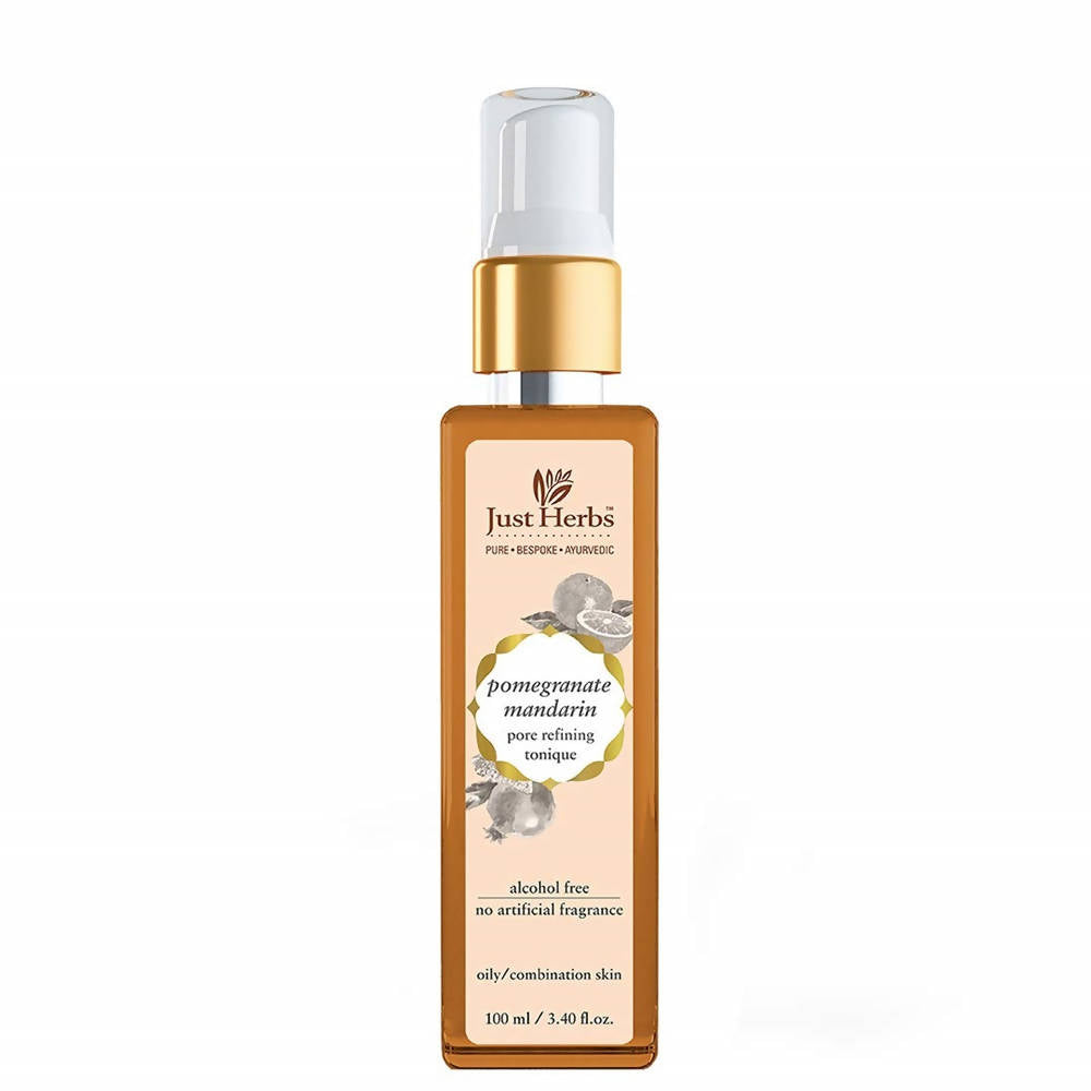 Just Herbs Pomegranate Mandarin Pore Refining Tonique | Grocsy