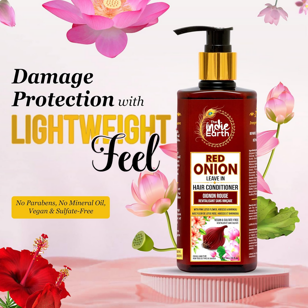 The Indie Earth Red Onion Leave-in Hair Conditioner | Grocsy