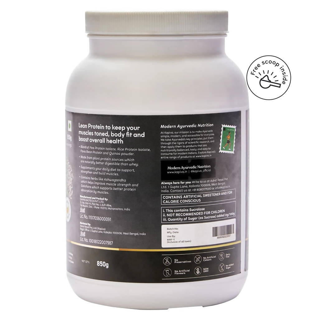 Kapiva Ayurveda Men's Vegan Protein - Banana Flavour | Grocsy