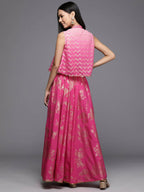 Ahalyaa Women's Traditional Wear Co-ods - Pink | Grocsy