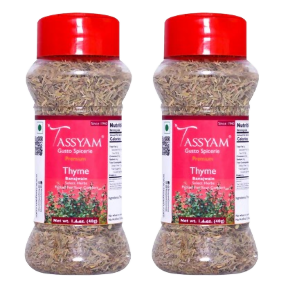Tassyam Organics Dried Thyme | Grocsy