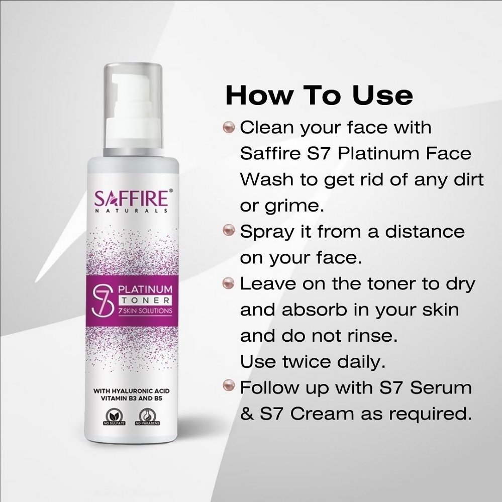 Saffire Naturals S7 Platinum Toner | Grocsy