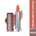 Maybelline New York Color Sensational Creamy Matte Lipstick / 656 Clay Crush | Grocsy