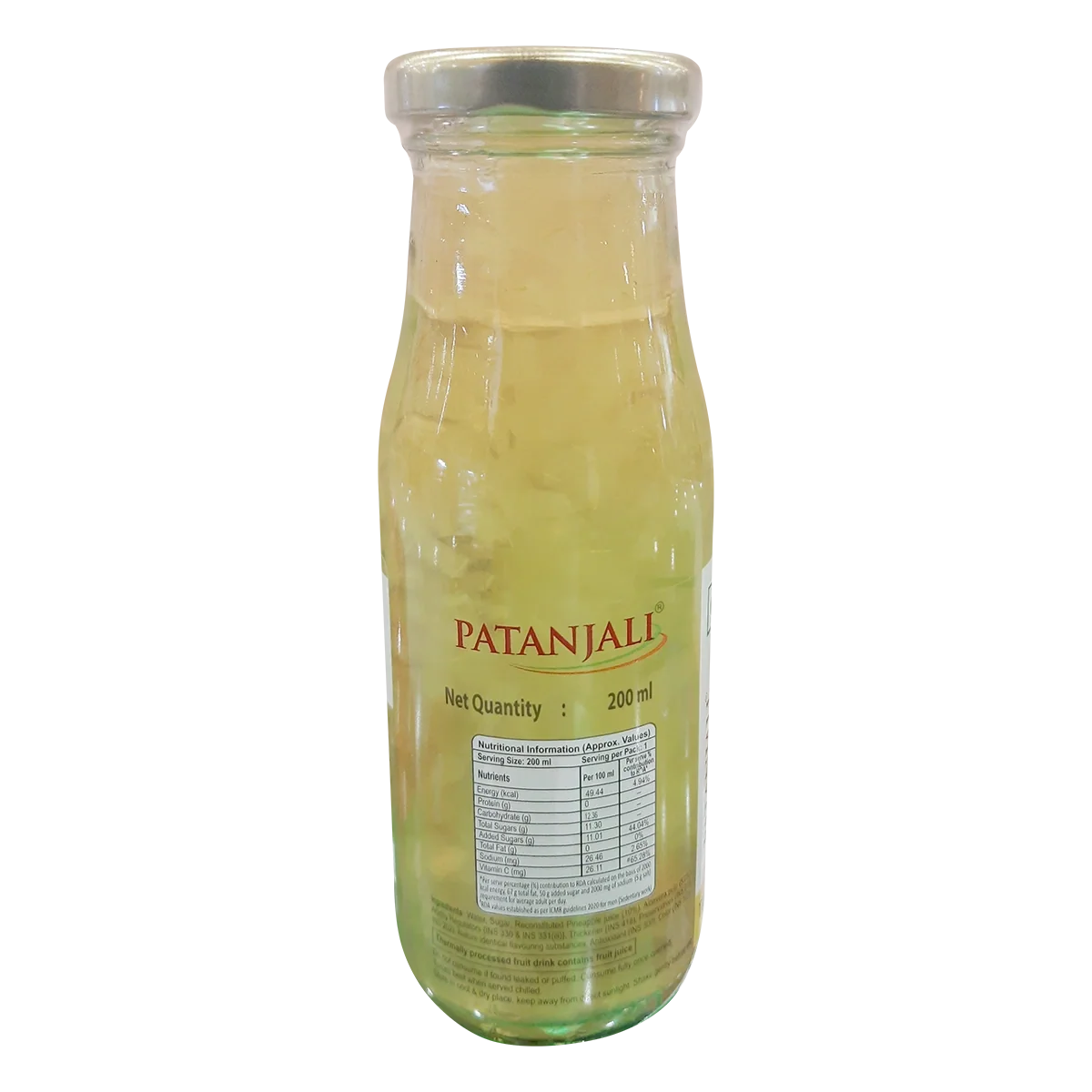 Patanjali Pineapple Aloe Chunk Drink | Grocsy