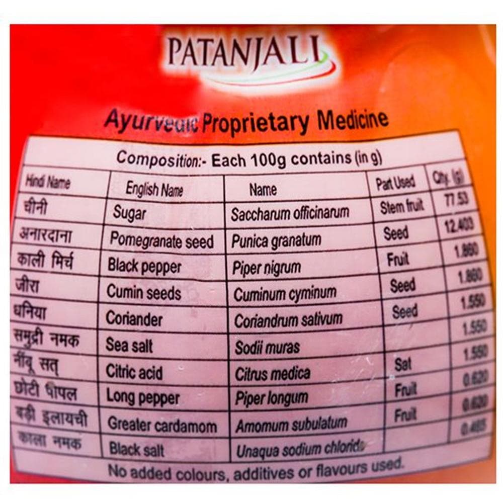 Patanjali Pachak Anardana Churna | Grocsy