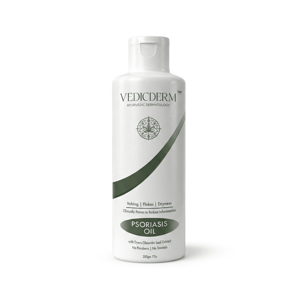 Vedicderm Psoriasis Oil 2-in-1 Skin + Scalp Relief Oil | Grocsy