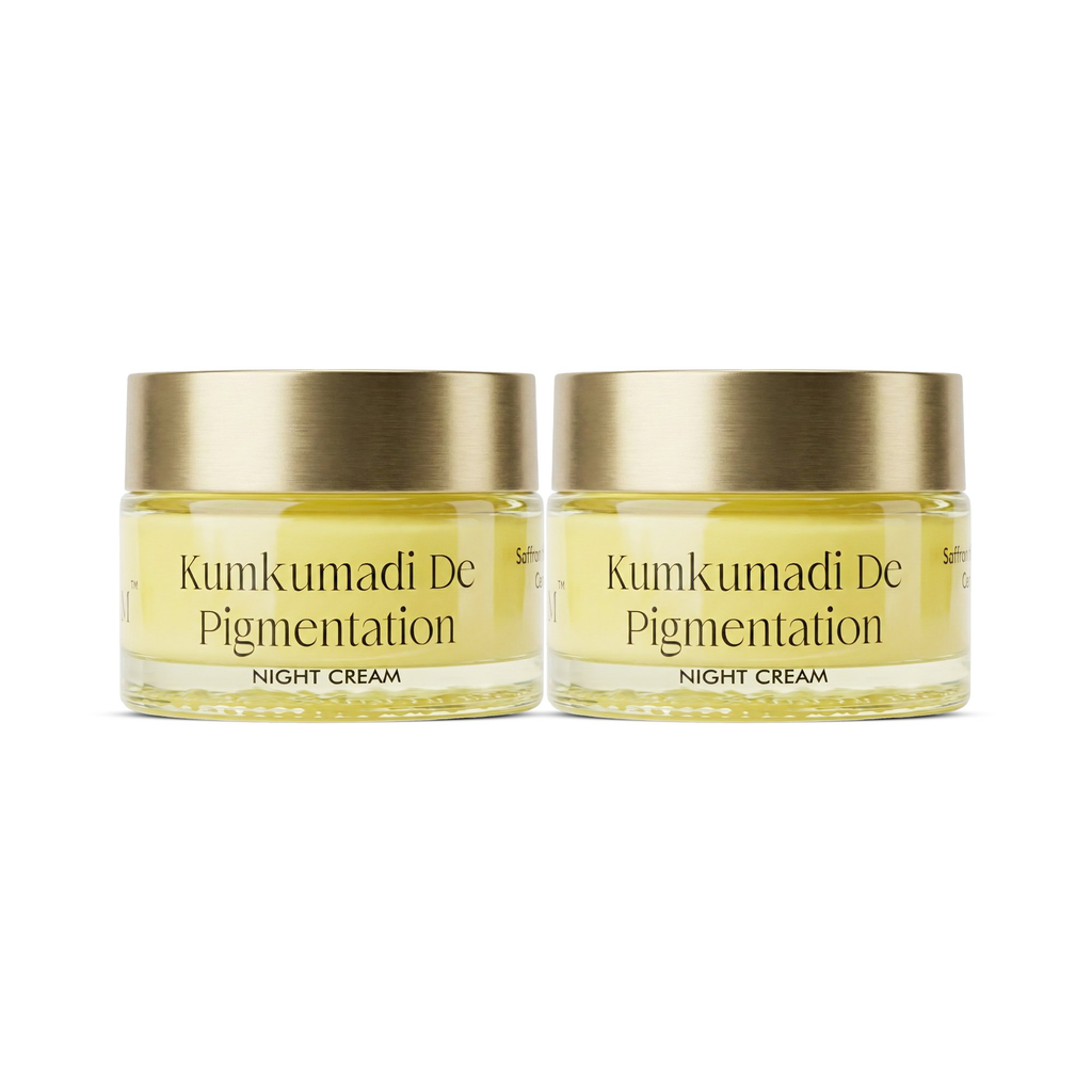 VedicDerm Kumkumadi De Pigmentation Night Cream with Saffron & Ceramides | Grocsy