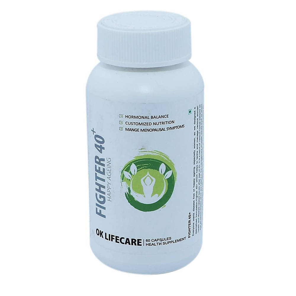 Ok Life Care Fighter 40 Plus Capsules | Grocsy