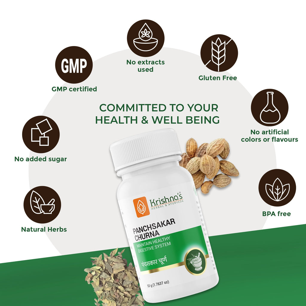 Krishna'S Herbal & Ayurveda Panchsakar Churna | Grocsy