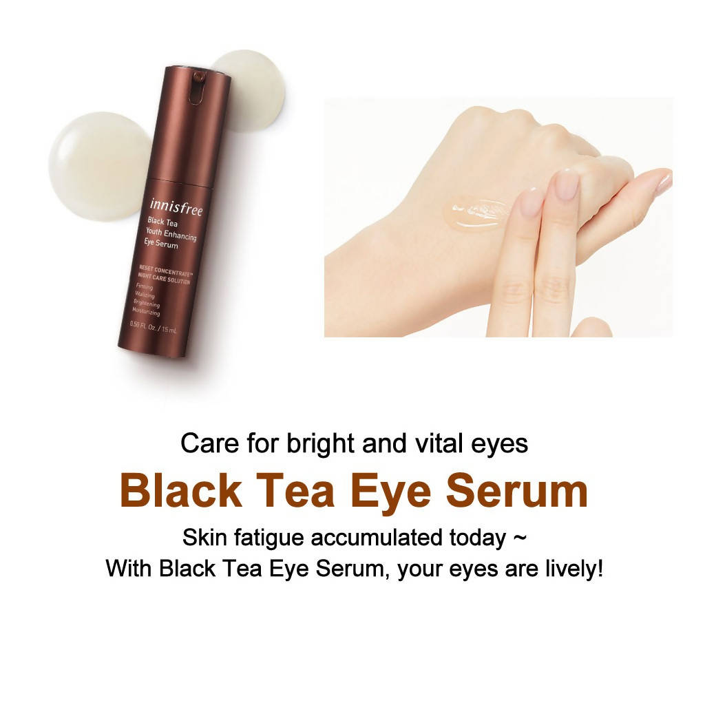 Innisfree Black Tea Youth Enhancing Eye Serum | Grocsy