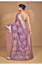 Morchari Chanderi Digital Print Saree-Multi | Grocsy