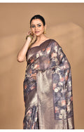 Morchari Women Desgin Linen Silk Saree-Multi | Grocsy