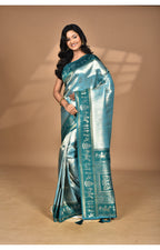 Morchari Women Desgin Two Dai Silk Saree-Multi | Grocsy