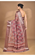 Morchari Chanderi Digital Print Saree-Multi | Grocsy