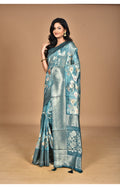 Morchari Women Desgin Linen Silk Saree-Multi | Grocsy