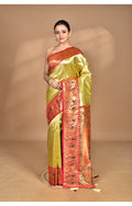 Morchari Women Desgin Banarasi Silk Saree-Multi | Grocsy