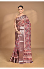 Morchari Chanderi Digital Print Saree-Multi | Grocsy