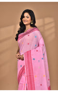 Morchari Women Desgin Chanderi Silk Saree-Pink | Grocsy