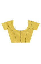 Morchari Women Desgin Chanderi Silk Saree-Yellow | Grocsy